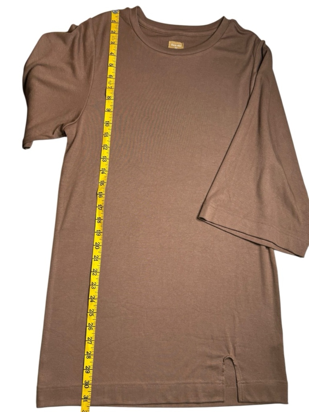 Free People Free-Est Good Feels Tee Mini Dress Brown NWT Small - Picture 14 of 14